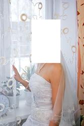 шикарное свадебное платье 7000 руб.